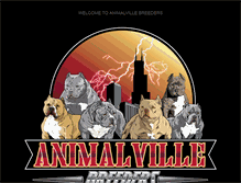 Tablet Screenshot of animalvillebreeders.com